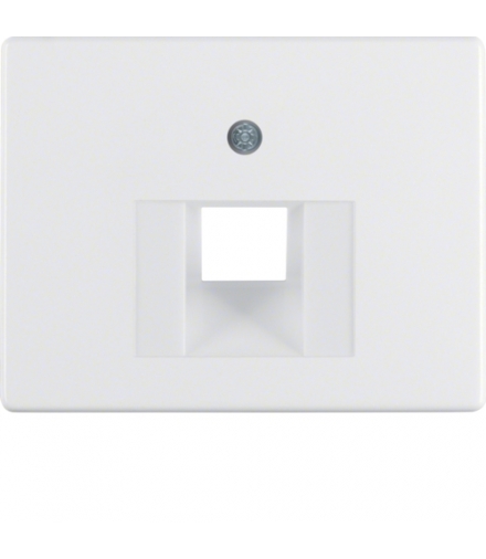 Arsys Płytka czołowa do gniazda przyłączeniowego UAE 1-krotnego, biały Berker 14070069