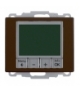 Arsys Regulator temperatury ze sterowaniem czasowym i elementem centralnym, brązowy Berker 20440001
