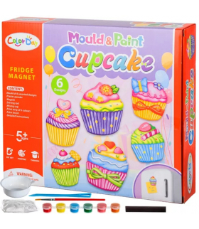 Magnesy DIY babeczki, tworzenie magnesów na lodówkę 22431 KRUZZEL 00022431