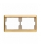 Arsys Ramka 2-krotna pozioma, złoty Berker 13640002