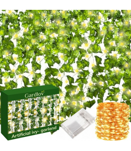 Sztuczny bluszcz + LED Gardlov 24538 GARDLOV 00024538