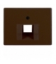 Arsys Płytka czołowa do gniazda przyłączeniowego UAE 1-krotnego, brązowy Berker 14070001