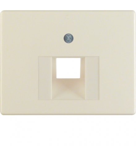 Arsys Płytka czołowa do gniazda przyłączeniowego UAE 1-krotnego, kremowy Berker 14070002