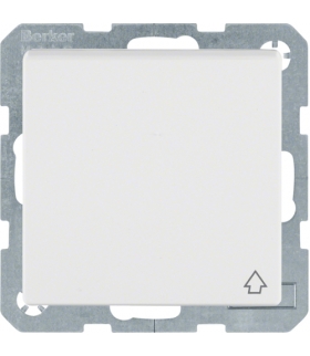 Q.x Gniazdo SCHUKO z pokrywą, biały, aksamit Berker 47516069