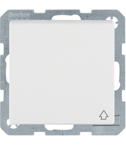 Q.x Gniazdo SCHUKO z pokrywą, biały, aksamit Berker 47516069