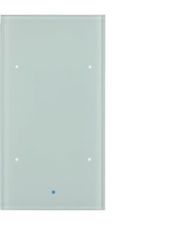 KNX TS Sensor dotykowy 2-krotny, szkło, białe