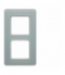 Q.7 Ramka 2-krotna, szkło, biały Berker 10126079