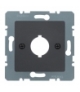 B.Kwadrat/K.1 Płytka czołowa z otworem Ø 18,8 mm do gniazda wyrównania potencjału pojedycznego, antracyt, mat Berker 14311606