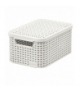 Koszyk z pokrywą Curver Rattan Style M kremowy Curver CEN-46818