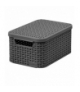 Koszyk z pokrywą Curver Rattan Style S ciemny szar Curver CEN-46817