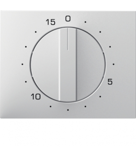 K.1 Płytka czołowa z pokrętłem do mechanicznego łącznika czasowego 0-15 min, biały Berker 16347109