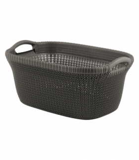Kosz na pranie, do magla KNIT 40L brązowy Curver CEN-86168