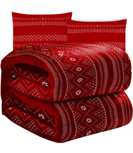 Koc 1,6x2m + 2x poszewka na poduszkę Ruhhy 22594 00022594