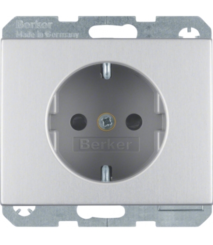 K.5 Gniazdo SCHUKO, alu Berker 41357003