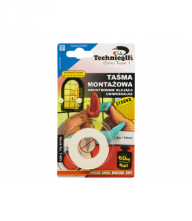 Taśma montażowa dwustronna 1,5m/19mm technicqll Blow 91-456