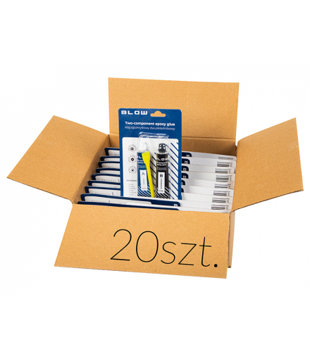 Klej dwuskładnikowy epoksydowy 2x10ml blow 20szt Blow 91-485
