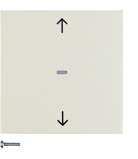B.Kwadrat/S.1 Przycisk żaluzjowy komfort do sterownika żaluzjowego Berker.Net, kremowy, połysk Berker 85241182