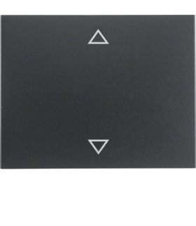 K.1 Klawisz z nadrukiem symbolu "strzałki" do łącznika 1-klawiszowego, antracyt mat, lakierowany Berker 14057106