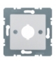 B.Kwadrat Płytka czołowa z otworem Ø 18,8 mm do gniazda wyrównania potencjału pojedycznego, alu, mat lakierowan Berker 14311404
