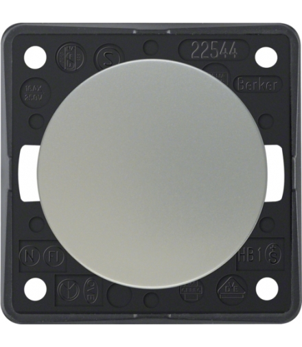 Integro Flow Łącznik klawiszowy, krzyżowy, chrom, mat lakierowany Berker 936572568