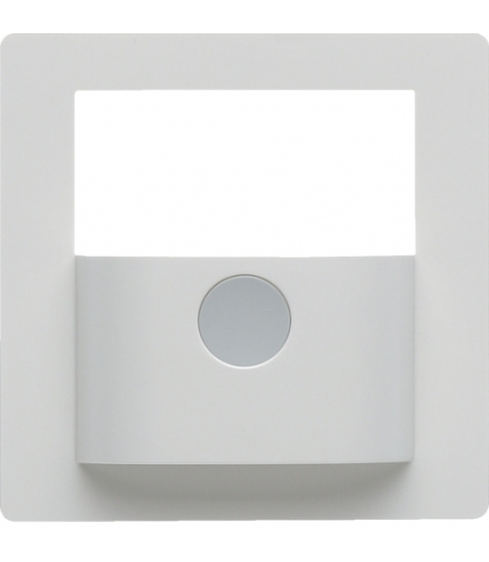KNX e/s Q.x Płytka czołowa do modułu czujnika ruchu KNX, biały, aksamit