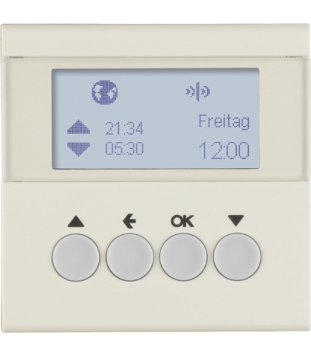 B.Kwadrat/S.1 KNX RF quicklink Łącznik żaluzj. czas. ster. żaluzj., krem