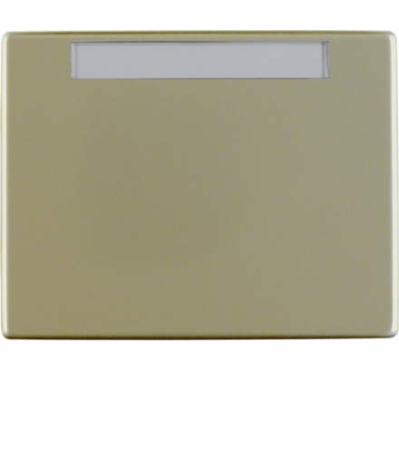 Arsys Klawisz z polem opisowym, jasny brąz, metal Berker 14360001