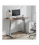 Biurko elektryczne regulacja wys. Ergo Office, max wys 123cm, max - 70 kg, bez blatu do pracy stojąco siedzącej, szare, ER-403G Ergo Office CEN-70201