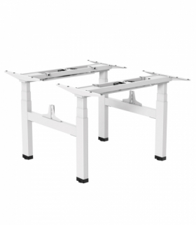 Biurko elektryczne podwójne regulacja wys. Ergo Office, max wys 128cm, max 125kg x2, bez blatu do pracy stojąco siedzącej (2 czę Ergo Office CEN-70202