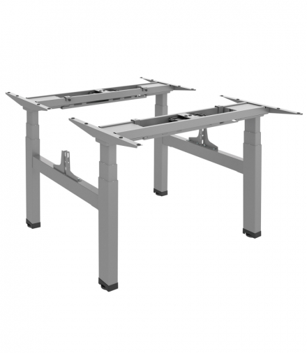 Biurko elektryczne podwójne regulacja wys. Ergo Office, max wys 128cm, max 125kg x2, bez blatu do pracy stojąco siedzącej (2 czę Ergo Office CEN-70204