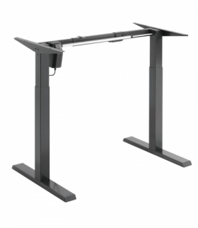 Biurko elektryczne z regulacją wys Ergo Office, szare, max wys 123cm , 80 kg - bez blatu, do pracy stojąco siedzącej, ER-433 Ergo Office CEN-72446