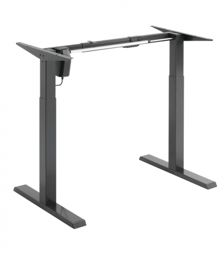 Biurko elektryczne z regulacją wys Ergo Office, szare, max wys 123cm , 80 kg - bez blatu, do pracy stojąco siedzącej, ER-433 Ergo Office CEN-72446