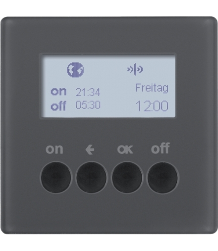 Q.x KNX RF quicklink Łącznik czas. ster. załącz. i mech. zas., ant, aks lak