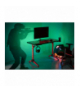 Biurko gamingowe RGB Led NanoRS, czarne, duże, 100kg max, wysokość 760mm, RS163 NanoRS CEN-74670
