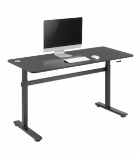 Biurko ręczna regulacja wys Ergo Office, max 40 kg, max wys 117cm, z blatem do pracy stojąco siedzącej, ER-401 B Ergo Office CEN-70194