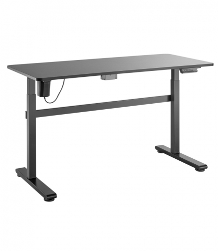 Biurko elektryczne Ergo Office, regulacja wys, szary, max wys 118cm 50 kg - z blatem do pracy stojąco siedzącej, ER-434 Ergo Office CEN-72447