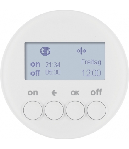 R.x/Serie 1930/Glas KNX RF quicklink Łącznik czasowy Berker.Net, biały, połysk Berker 85745239