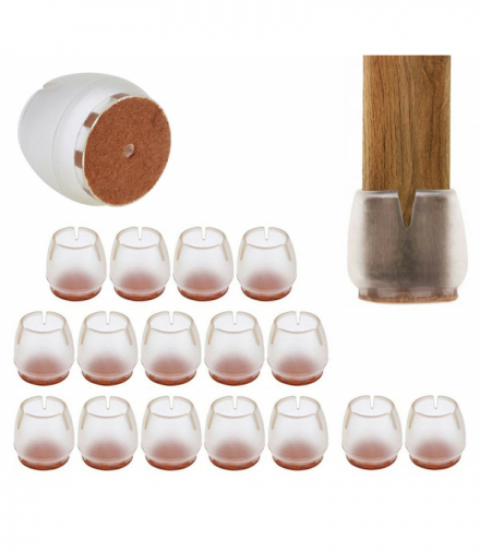 Nakładki nogi meble 16szt 12-16mm ATL AG562F