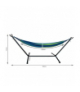 Hamak ogrodowy 200x150cm ze stelażem GARDLOV 00010198