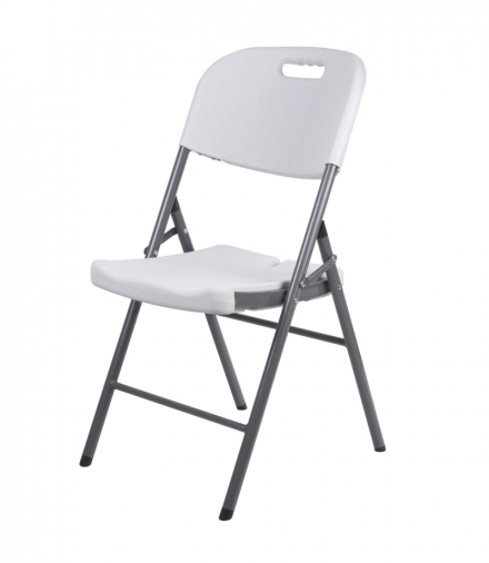 Składane krzesło cateringowe/ogrodowe/bankietowe/weselne, max. 250kg, białe, mocne, 88x50x45cm, GB375 GreenBlue CEN-77749
