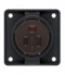 Integro Gniazdo z uziemieniem standard USA/KANADA NEMA 5-15R, czarny mat Berker 862632503