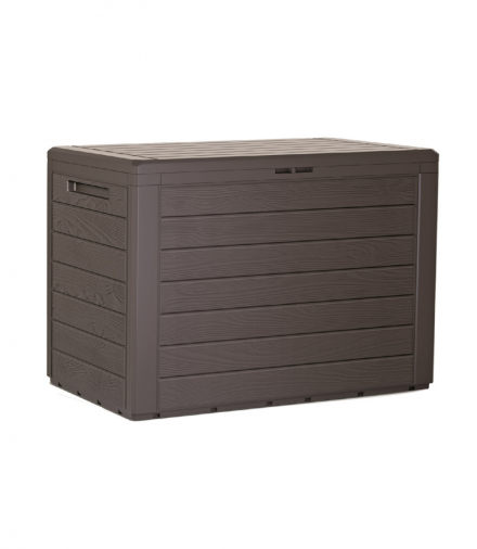 Skrzynia ogrodowa Woodebox 190L MBWL190 umbra Prosperplast CEN-66581