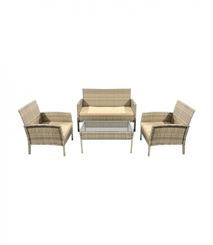 Zestaw mebli ogrodowych TEESA MIA jasny beż Teesa LEC-TSA9011