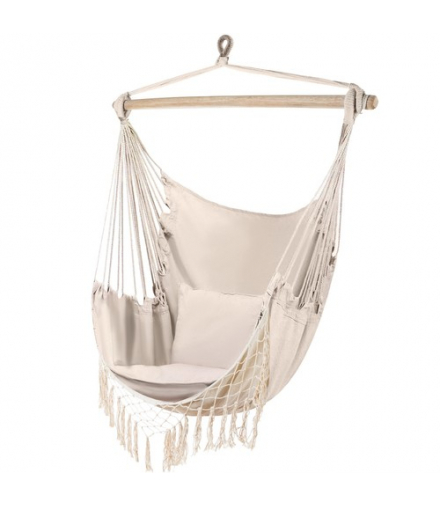 Hamak krzesło brazylijskie beżowe Gardlov 23670 ISO TRADE 00023670