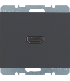 K.1 Gniazdo HDMI, antracyt, mat Berker 3315427006