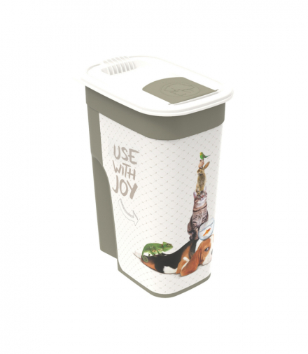 Pojemnik na karmę Rotho Flo 4,1L biały Rotho CEN-60470