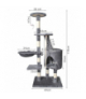 Drzewko dla kota 118cm szare, drapak, domek PURLOV 00007935