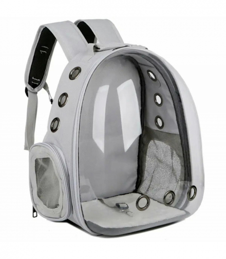 Transporter plecak dla kota i psa szary ATL AG885A