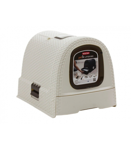 Toaleta dla kota Curver Pet Life kremowa Curver CEN-45897