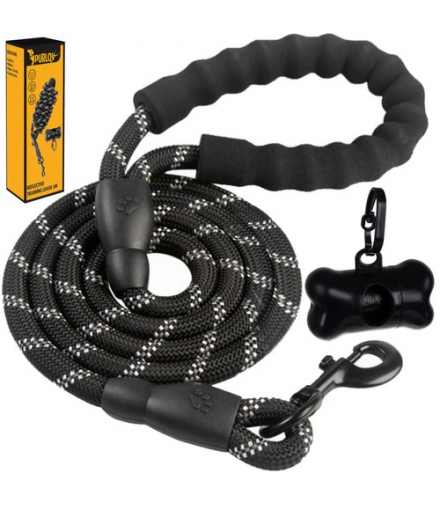 Smycz treningowa odblaskowa 3m Purlov 21654 00021654